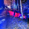 17-latek jadący Alfa Romeo z dziewczyną doprowadził do wypadku w Turawie. Badanie wykazało prawie 1,5 promila.(Zdjęcia)