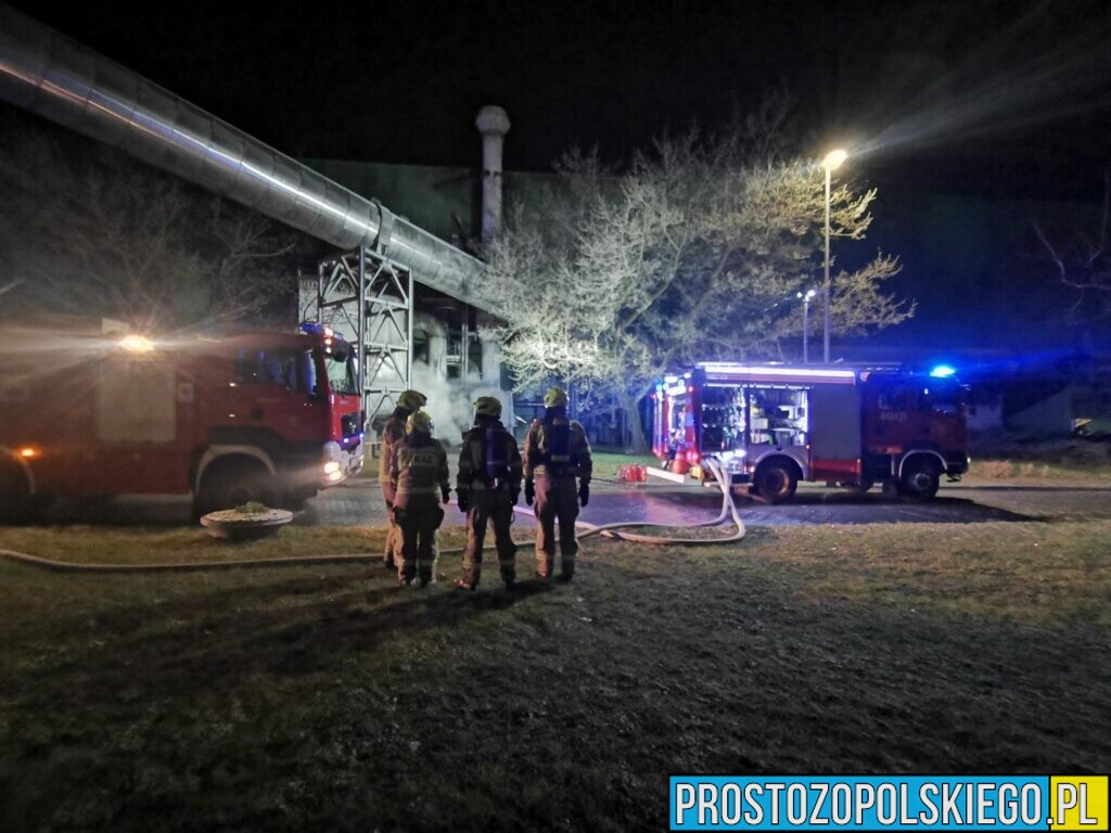 Pożar w zakładzie produkcyjnym w miejscowości Chorula.