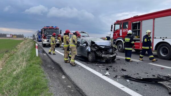 Wypadek w Opolu, obwodnica zablokowana, Wrzoski,