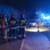 Kierujący mazdą stracił panowanie nad autem i uderzył w latarnie na ul.Sosnkowskiego w Opolu.(Zdjęcia&Wideo)