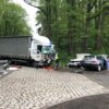 Wypadek na DK11 na trasie Olesno-Kluczbork. Karambol 6 pojazdów.(Zdjęcia)