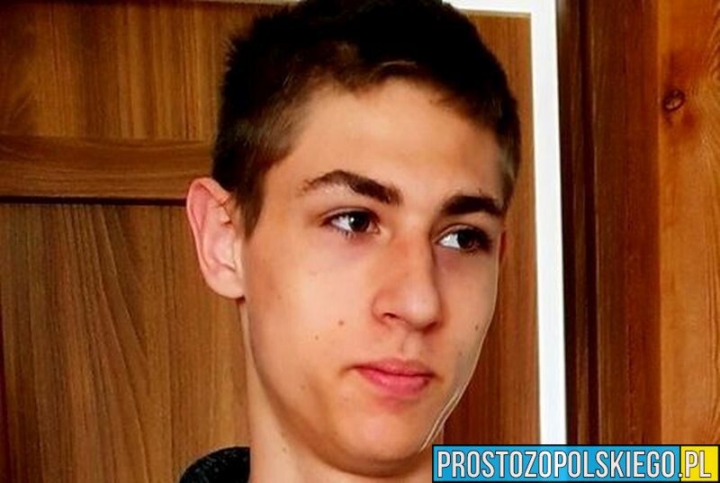 Policjanci poszukują zaginionego Bartosza Gąbkowskiego lat 17.(Rysopis)