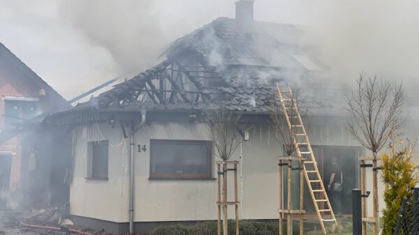 Pożar domu w miejscowości Walidrogi koło Opola(Zdjęcia&Wideo)