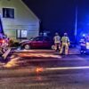 35-latek kierujący audi w Łosiowie uderzył w słup energetyczny. Badanie wykazało u mężczyzny ponad promil alkoholu.(Zdjęcia)