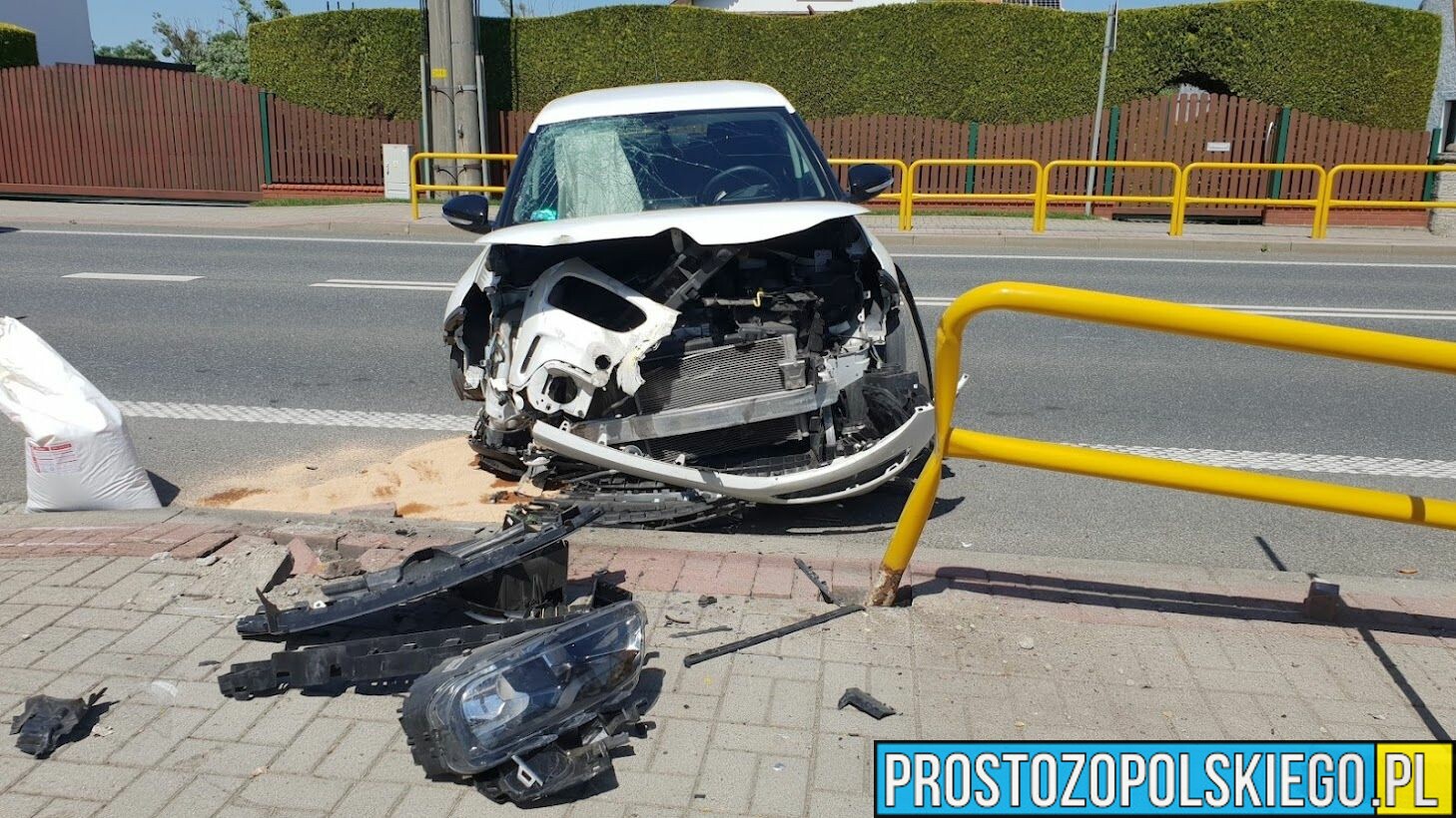 Wypadek na DK 94 koło miejscowości Sucha.(Zdjęcia)