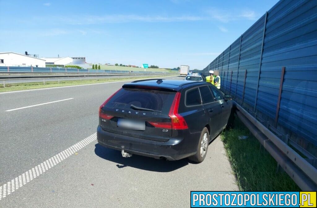 Zderzenie 3 pojazdów na autostradzie A4.(Zdjęcia)