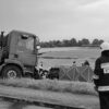 Wypadek śmiertelny na drodze między Większycami a Koźlem.(Zdjęcia)