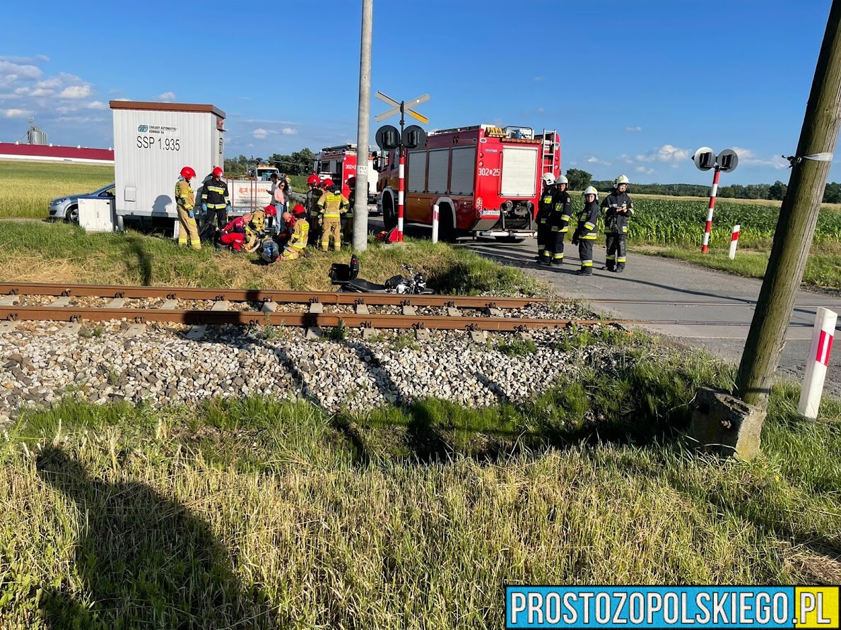 W Opolu - Chmielowicach doszło dziś około godziny 18:00 do wypadku z udziałem motocyklisty.