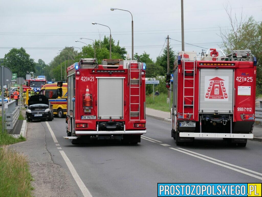 Kierujący autem dostał padaczki i uderzył w inny pojazd. Dwie osoby zabrane do szpitala.(Zdjęcia)