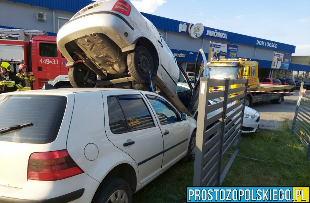 To nie Ameryka, to są Zdzieszowice koło Opola. Jedna osoba poszkodowana w niecodziennym wypadku.(Zdjęcia &Wideo)