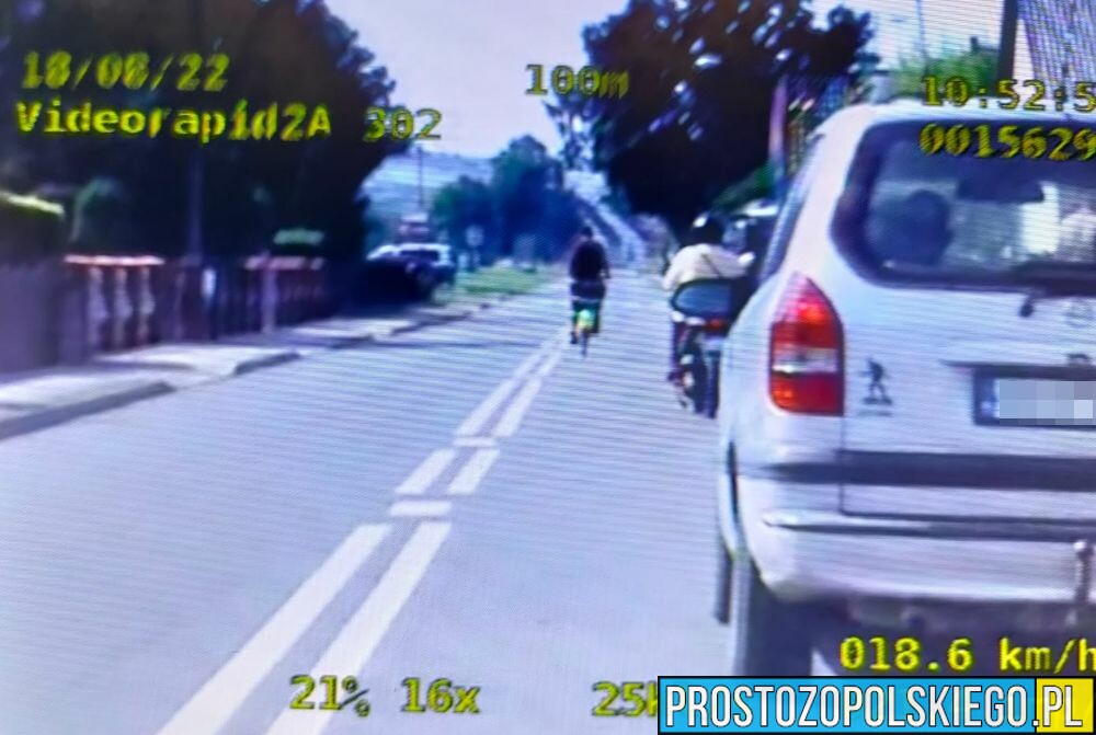 Policjanci z grupy SPEED zatrzymali 34-latka ,który jechał rowerem mając 2,5 promila.