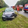 Kierujący samochodem uderzył w bariery na opolskim odcinku autostrady A4.