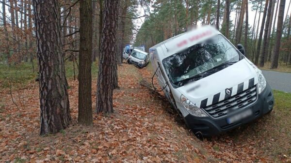 Zderzenie dwóch busów na trasie Kolonowskie-Zawadzkie.(Zdjęcia)