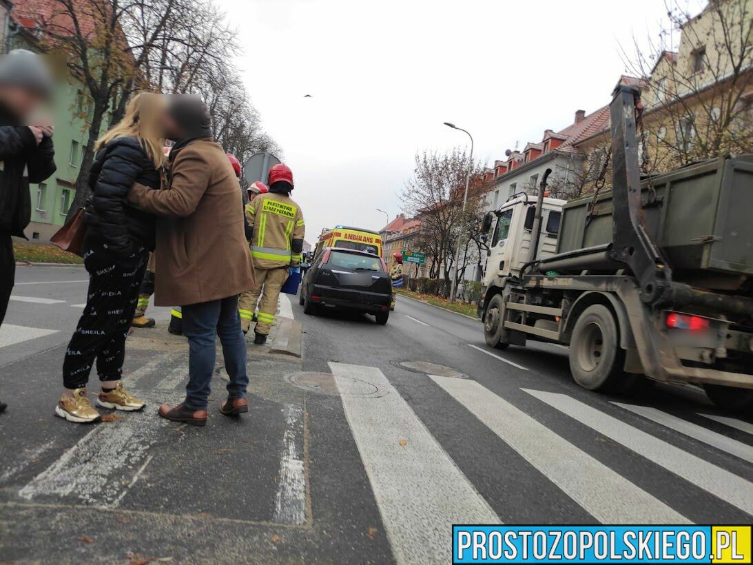 Zderzenie Lexusa i Forda na ul. Plebiscytowej w Opolu.(Zdjęcia)