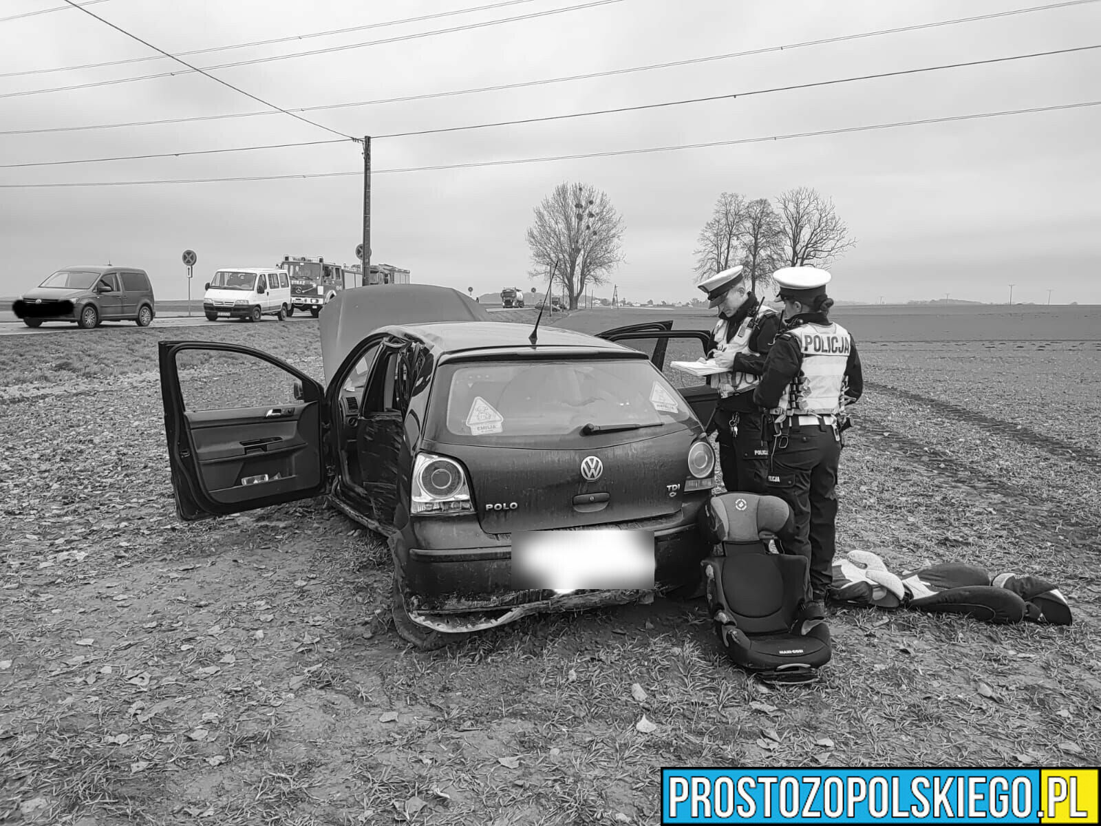 6-cio letnia dziewczynka nie żyje. Wypadek na drodze krajowej 45 między Polską Cerekwią a Zakrzowem.
