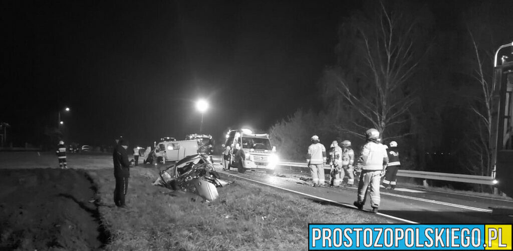 Wypadek w Żywocicach w powiecie Krapkowickim.Nie żyję 18-latek.