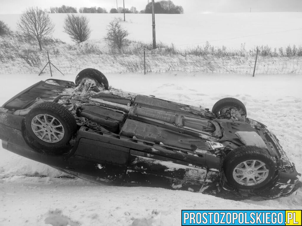 Wypadek śmiertelny na autostradzie A4.63-letni kierujący VOLVO był nietrzeźwy.