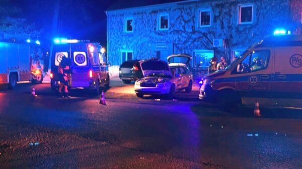 Wypadek w miejscowości Chocianowice w powiecie kluczborskim. Matka z 13- miesięcznym dzieckiem trafili do szpitala.