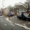 Zderzenie Fiata z Audi na skrzywianiu ulic Oleska a Zajączka w Opolu.(Wideo)