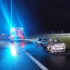 Pożar samochodu na opolskim odcinku autostrady A4.