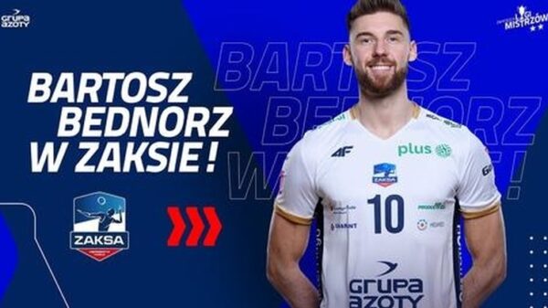 Bartosz Bednorz w ZAKSIE