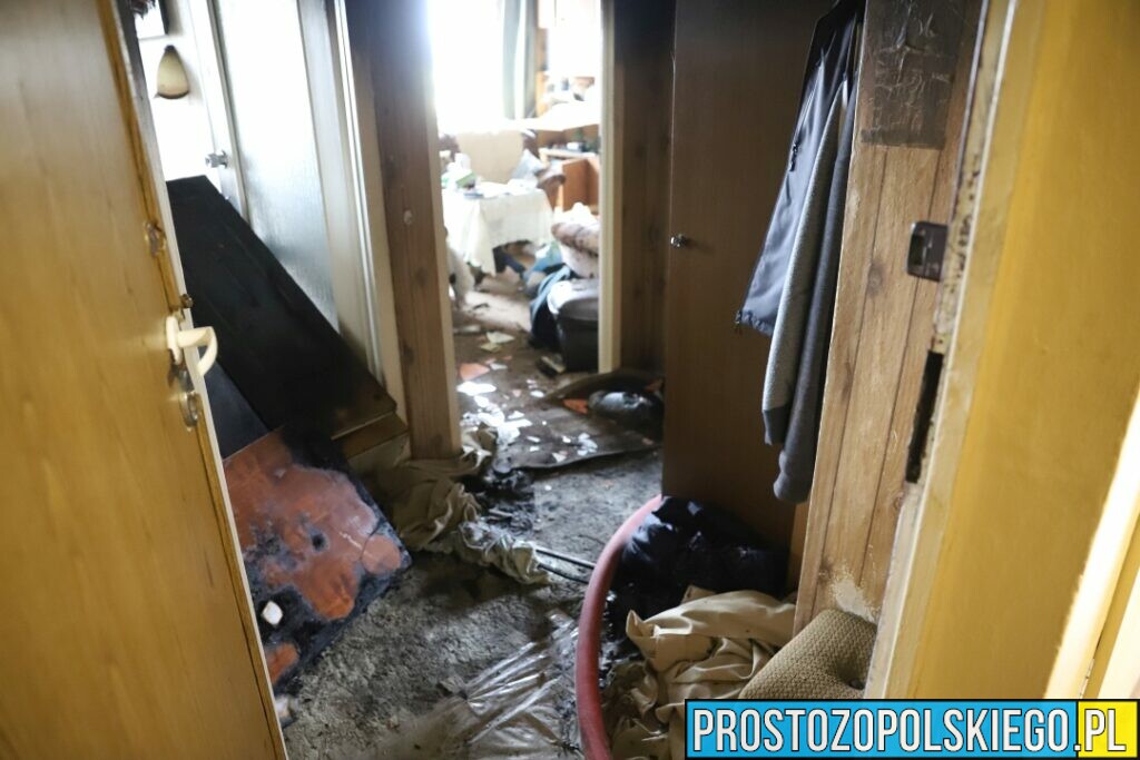 Wybuch gazu w mieszkaniu na ul.Grota Roweckiego w Opolu. Jedna osoba zabrana do szpitala.(wideo)