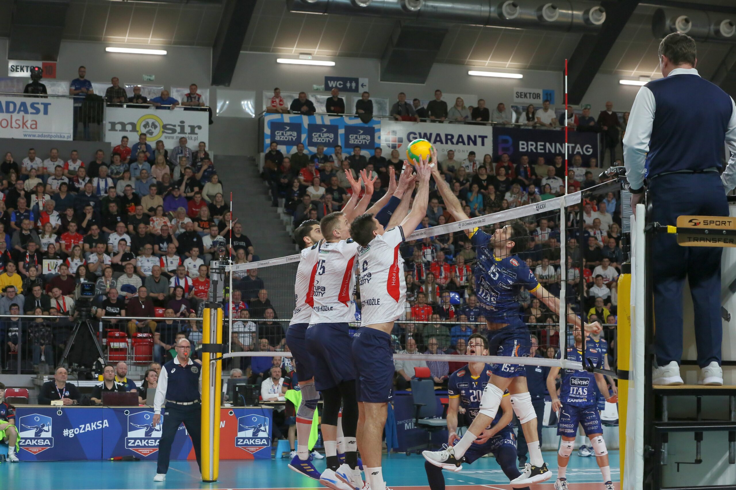 ZAKSA lepsza od Trentino w ćwierćfinale Ligi Mistrzów.