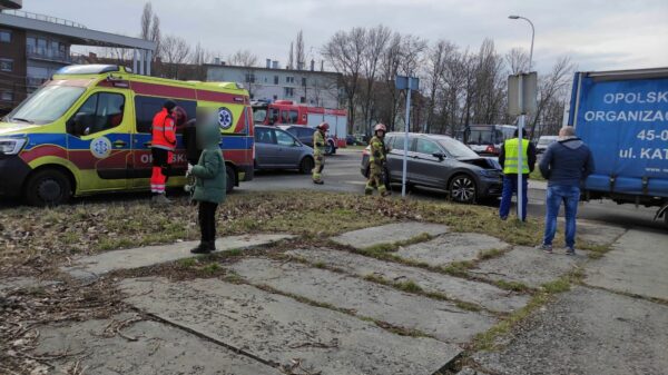 Volkswagen wjechał w naukę jazdy, auto powiadomiło służby przez eCall.(Zdjęcia)