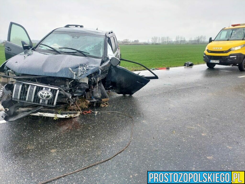 Sidzina: Zderzenie dwóch samochodów na DK46.Dwie osoby zginęły na miejscu.(Zdjęcia)