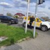 Zderzenie  volkswagena z taksówką w Opolu.(Zdjęcia)