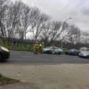 Zderzenie dwóch taksówek na ul. Wrocławskiej w Opolu koło komisów samochodowych.(Zdjęcia&Wideo)