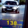 Prawie 140 km/h w obszarze zabudowanym – obywatel Czech stracił prawo jazdy
