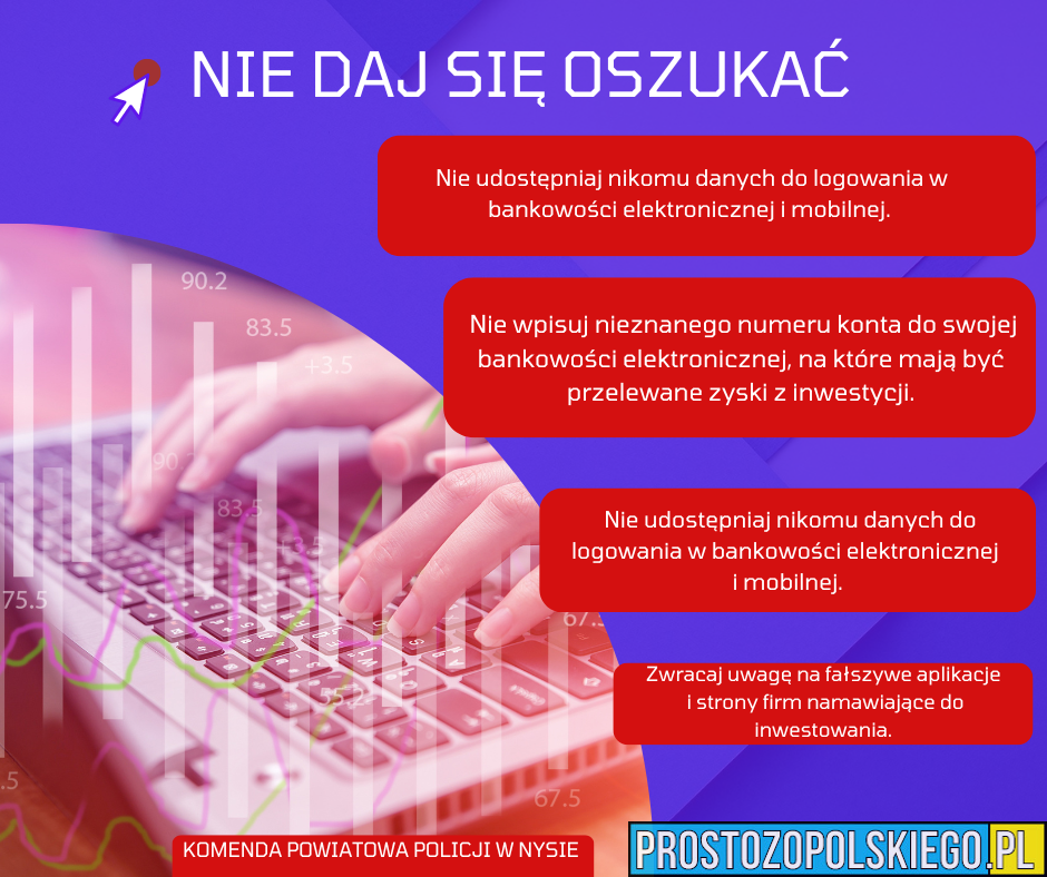 Senior został oszukany na 8 500 tysięcy euro. Mężczyzna chciał zainwestować w akcje i pomnożyć swoje pieniądze.