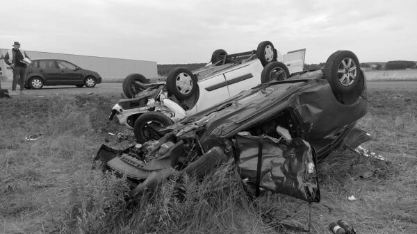 Wypadek śmiertelny na DW 423 w okolicy węzła autostradowego Gogolin.(Zdjęcia)