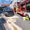 Wypadek w Tarnowie Opolskim.24-latek wjechał w barierki.