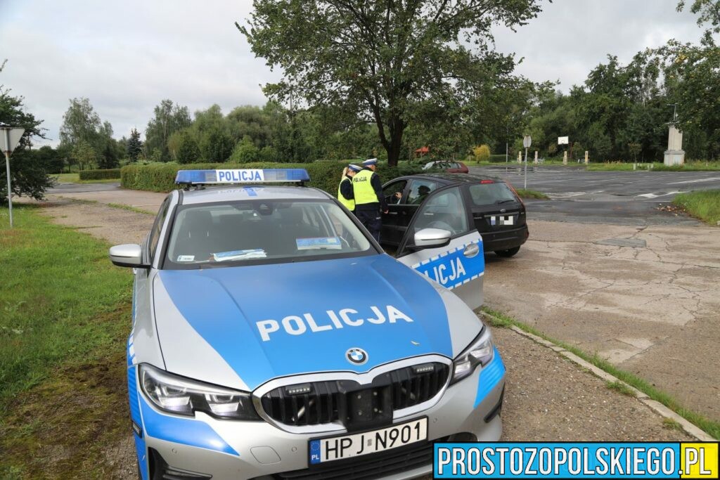 32-latek jechał autem „wężykiem” po krajowej „czterdziestce trójce”. Mężczyzna miał prawie 3 promile.