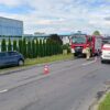 Zderzenie betoniarki i dwóch osobówek w Krapkowicach.(Zdjęcia)