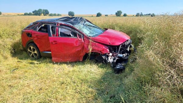 Sidzina: wypadek dwóch aut na DK46. Jedna osoba trafiła do szpitala.