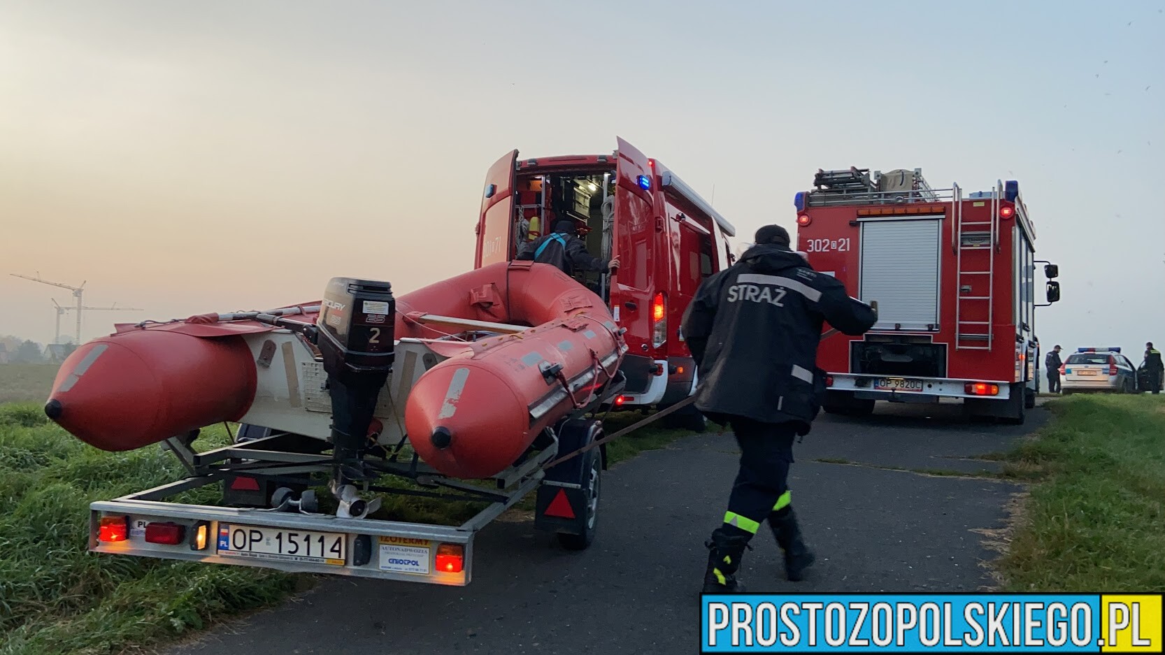 Pomoc przyszła w ostatniej chwili. Mężczyzna topił się na akwenie Silesia w Opolu.