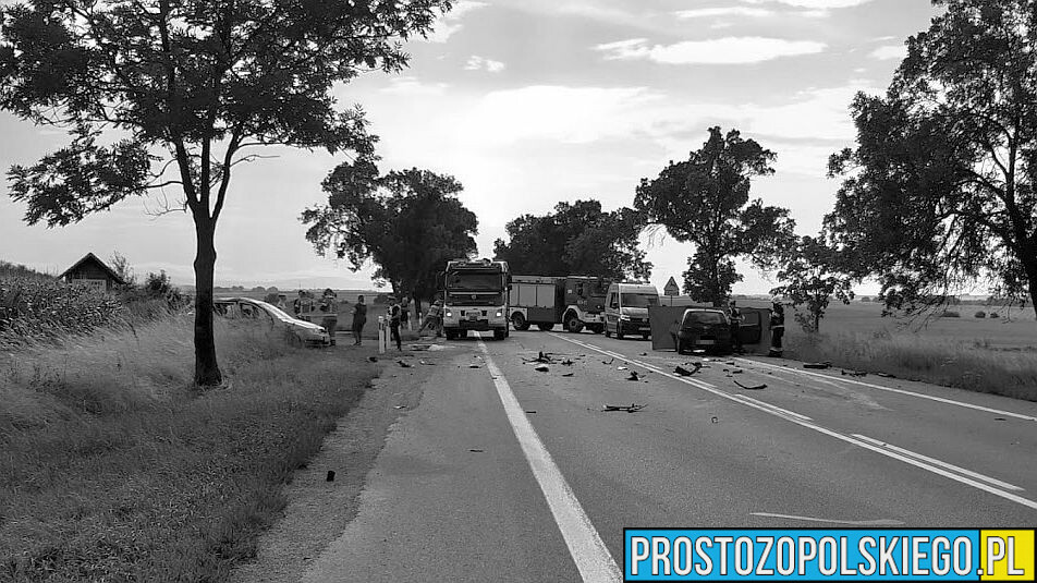 Nowe informacje: wypadek śmiertelny motocyklisty na trasie DK 46, Sidzina - Pakosławice. Pasażerka w ciężkim stanie walczy o życie w szpitalu.