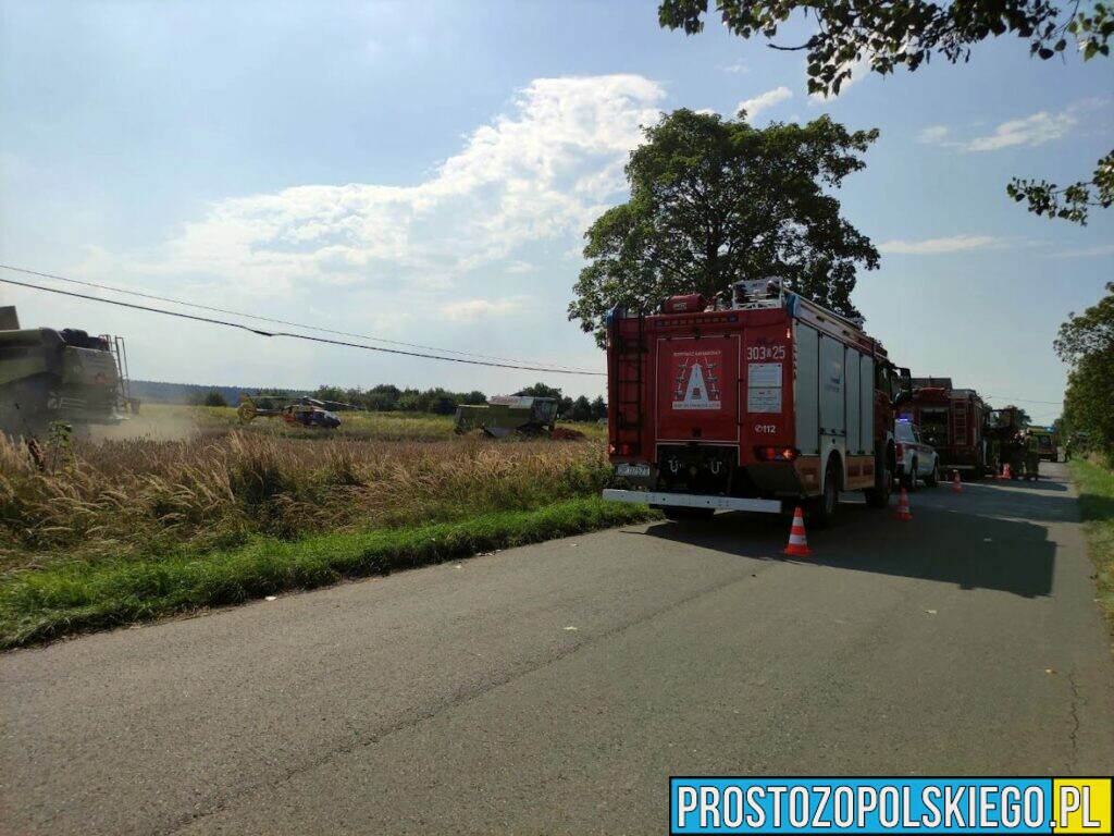 Nowa Janka: pijany motocyklista wjechał w samochód. Na miejscu lądował LPR.(Zdjecia&Wideo)