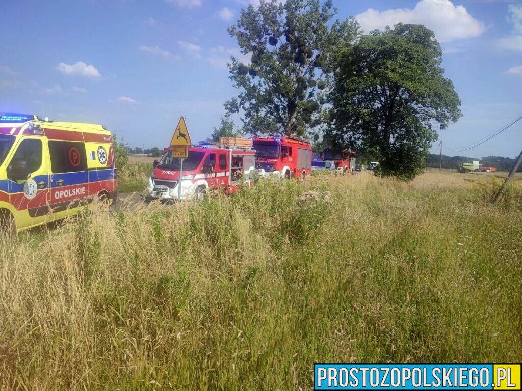 Nowa Janka: pijany motocyklista wjechał w samochód. Na miejscu lądował LPR.(Zdjecia&Wideo)