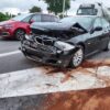 Kierujący BMW wjechał w cysternę na obwodnicy Opola.(Zdjęcia)