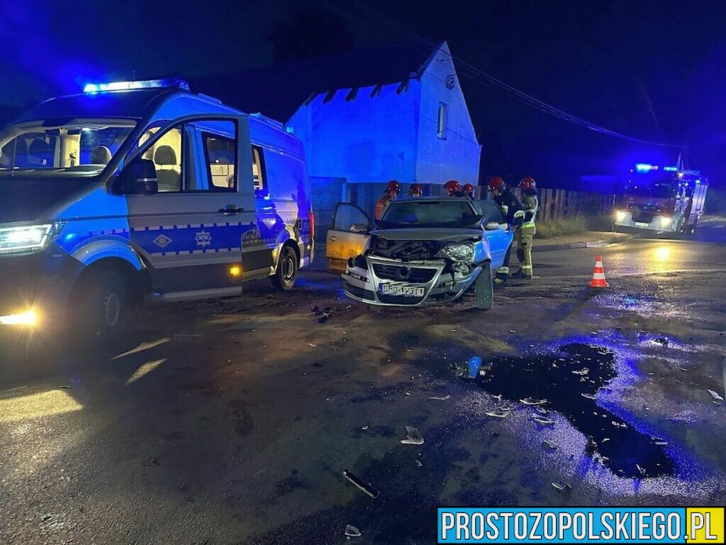 Kępa Opole straż OSP policja drogówka zrm szpital rani pasażerowie polo skoda