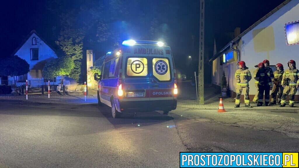 Kępa Opole straż OSP policja drogówka zrm szpital rani pasażerowie polo skoda