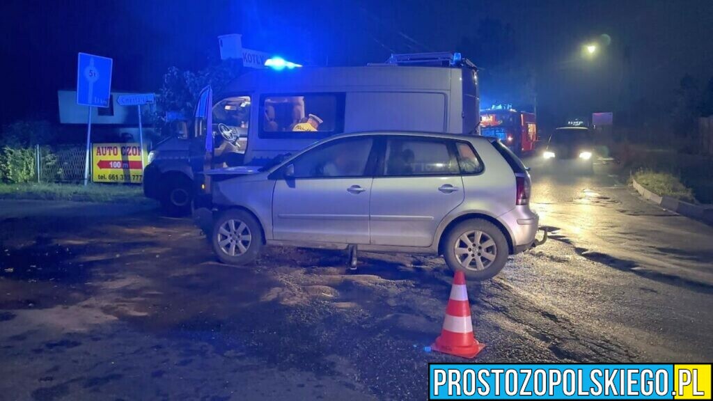 Kępa Opole straż OSP policja drogówka zrm szpital rani pasażerowie polo skoda