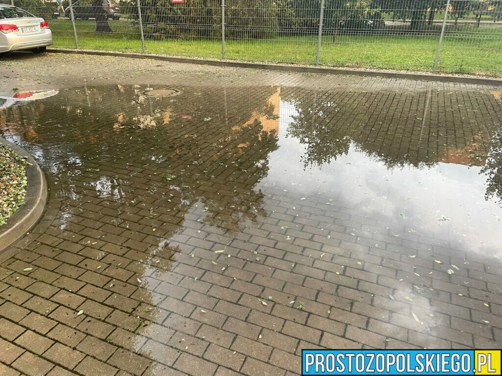 gradobicie, buża Opole, zalane Opole