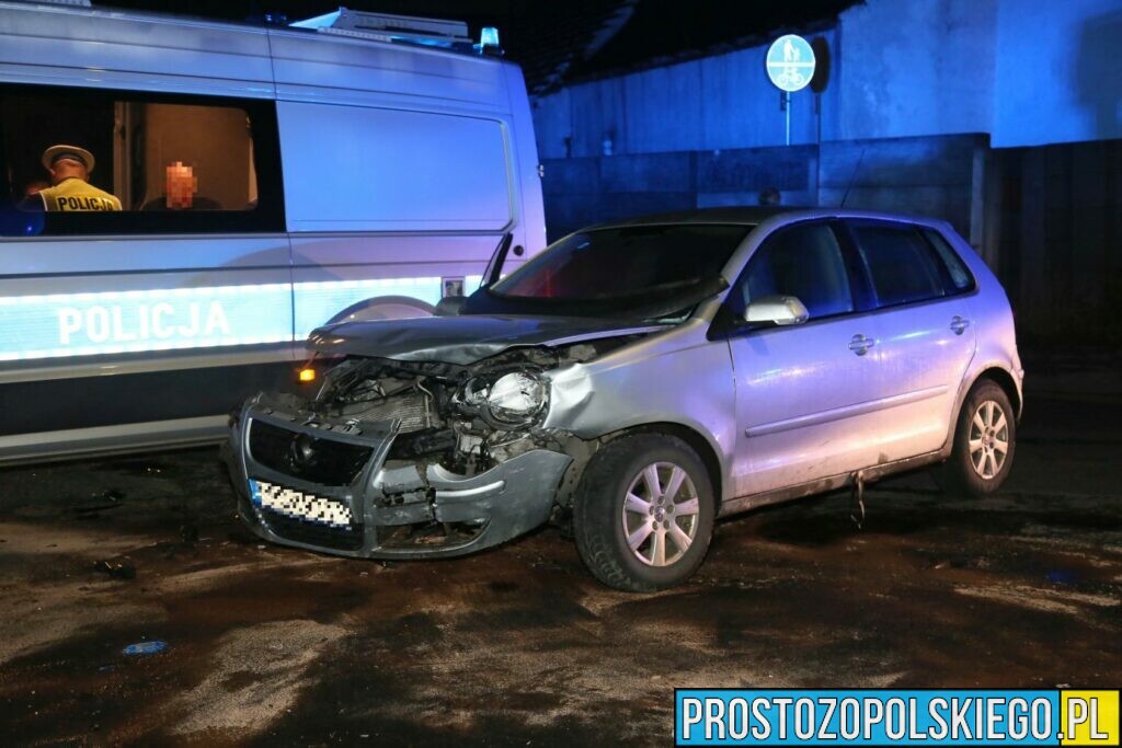 Kępa Opole straż OSP policja drogówka zrm szpital rani pasażerowie polo skoda