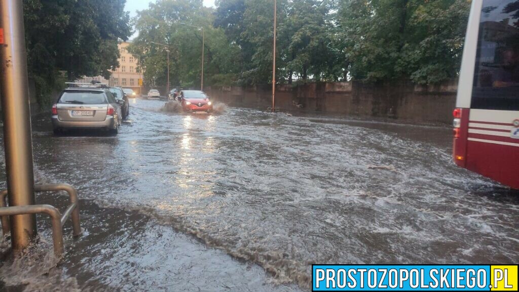 gradobicie, buża Opole, zalane Opole