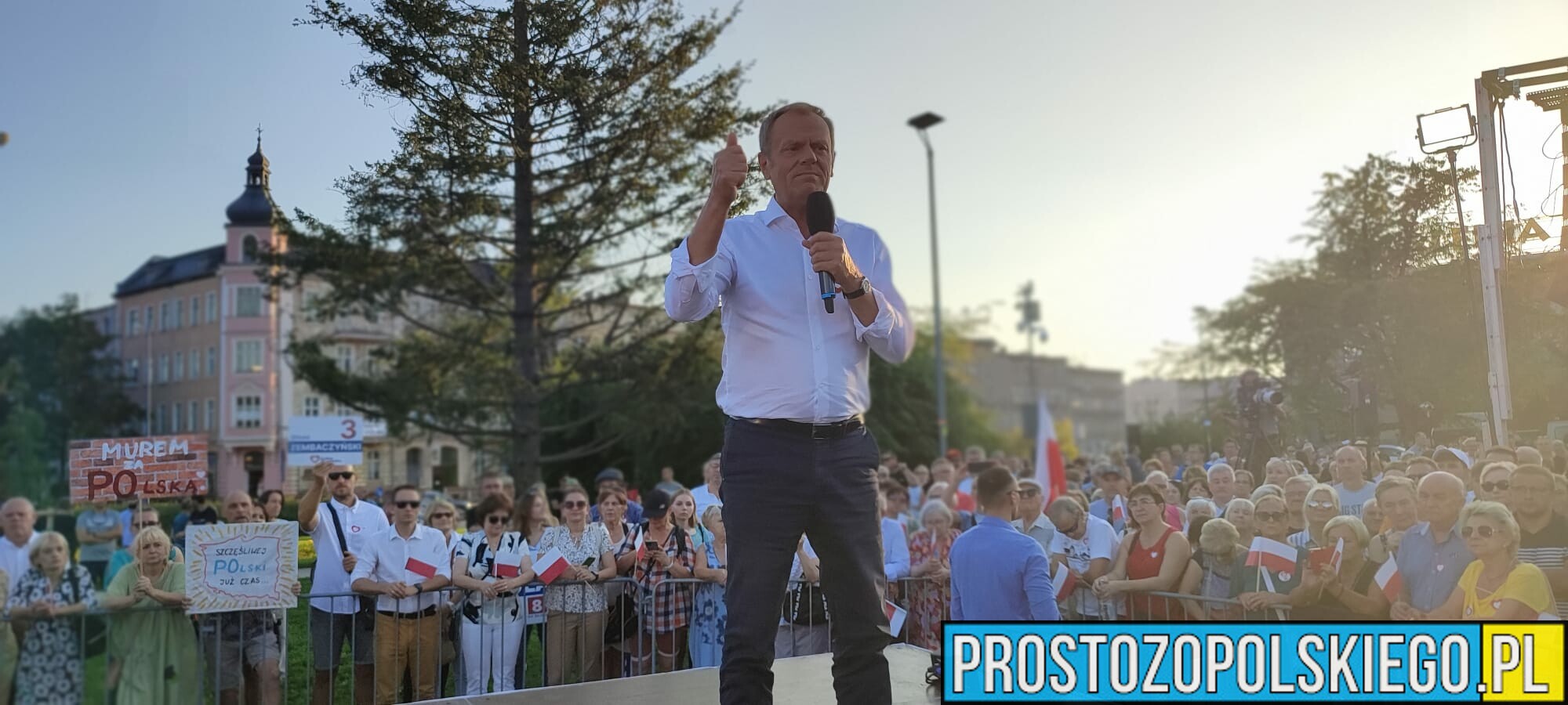 Donald Tusk w Opolu.(Zdjęcia)